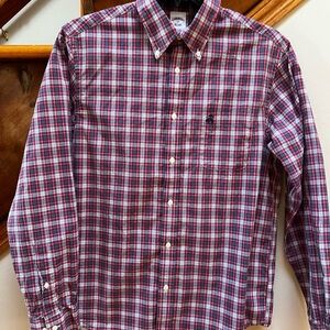 Brooks Brothers Red and Blue Checkered Shirt
